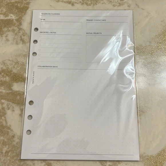 Cloth & Paper A5 CONNECT & CULTIVATE INSERT - Picture 5 of 6